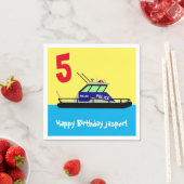 Patrouillenboot Serviette (Beispiel)