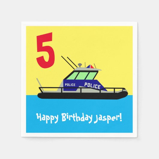 Patrouillenboot Serviette (Vorderseite)
