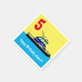 Patrouillenboot Serviette (Ecke)