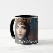 Pat's Morning Koffein Personalisiert anpassbar Tasse (Vorderseite Links)