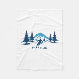 Pats Peak New Hampshire Ski Resort Skifahren _1 Fleecedecke