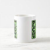 Patschulipflanze, Hippie-Öl Kaffeetasse (Mittel)