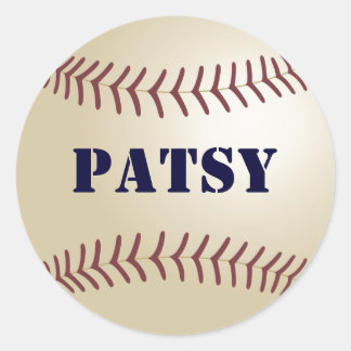 Patsy Baseball Sticker / Siegel