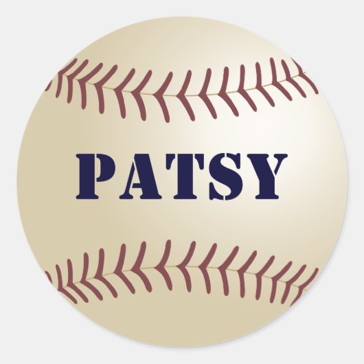 Patsy Baseball Sticker / Siegel (Vorderseite)