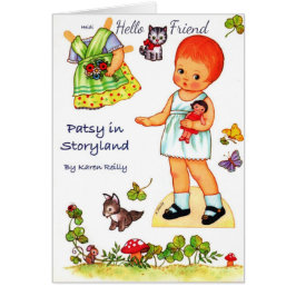 Patsy in Storyland Paper Doll hat die Kleidungskar