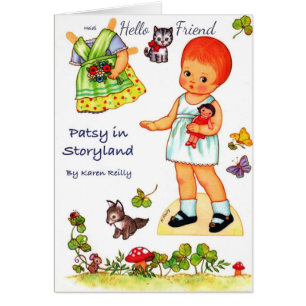 Patsy in Storyland Papierpuppe schnitt Kleidung