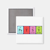 Patsy Periodenmagnet Magnet (Vorderseite/Rückseite)