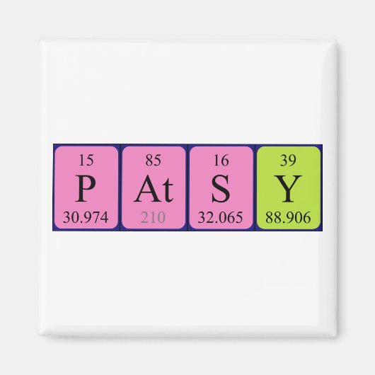 Patsy Periodenmagnet Magnet (Vorne)