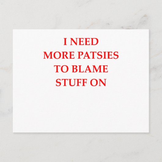 patsy postkarte (Vorderseite)