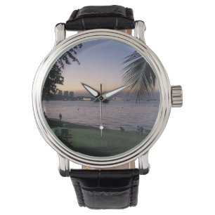 Pattaya Beach Sunset ... Chonburi, Thailand Armbanduhr