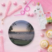 Pattaya Beach Sunset ... Chonburi, Thailand Pappteller (Party)