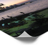 Pattaya Beach Sunset ... Chonburi, Thailand Poster (Ecke)