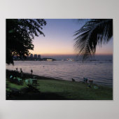 Pattaya Beach Sunset ... Chonburi, Thailand Poster (Vorne)