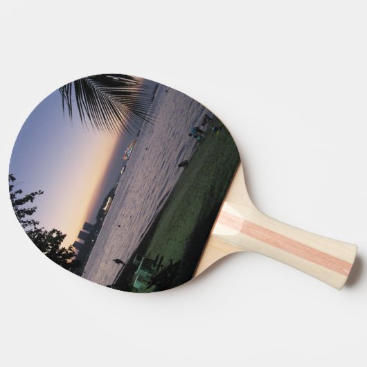 Pattaya Beach Sunset ... Chonburi, Thailand Tischtennis Schläger (Seitenansicht)
