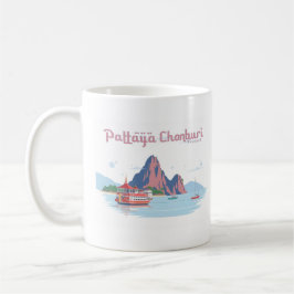 Pattaya Chonburi Thailand Pastel Travel Kaffeetasse