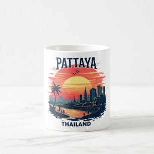 Pattaya Thailand Kaffeetasse