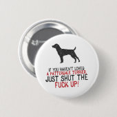 Patterdale Terrier Button (Vorne & Hinten)