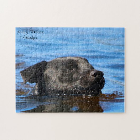 Patterdale Terrier Dog. Puzzle (Horizontal)