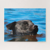 Patterdale Terrier Dog. Puzzle (Horizontal)
