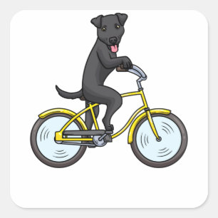 Patterdale Terrier Dog Quadratischer Aufkleber
