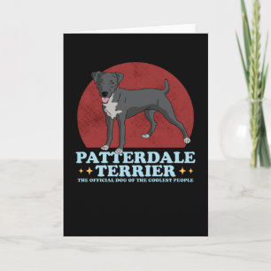 Patterdale Terrier Hund der Coolen Patterdales Karte