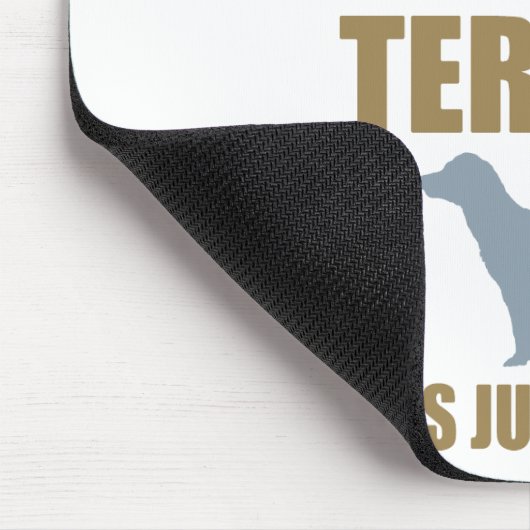 Patterdale Terrier Mousepad (Ecke)