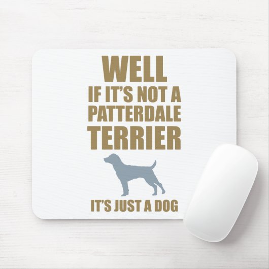 Patterdale Terrier Mousepad (Mit Mouse)