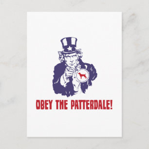 Patterdale Terrier Postkarte