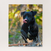 Patterdale Terrier. Puzzle (Vertikal)
