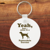 Patterdale Terrier Schlüsselanhänger (Vorderseite)