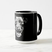 Patterdale Terrier Tasse (VorderseiteRechts)