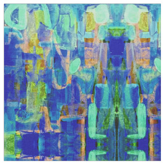 PATTERDESIGNER SPATIAL DROPS IN BLAU STOFF