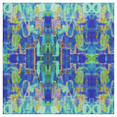 PATTERDESIGNER SPATIAL DROPS IN BLAU STOFF (Muster)