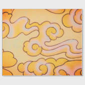 PATTERIN FÜR JAPANISCHE KLOUENPATTER IN ORANGE GESCHENKPAPIER (Flach)