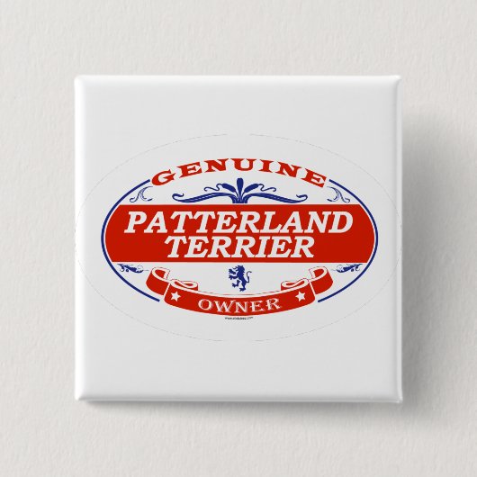 Patterland Terrier Button (Vorderseite)