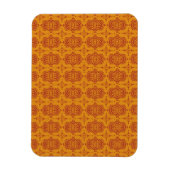 pattern77 DEKORATIVE ORANGE ORANGE-RED PATTERN SCR Magnet (Vertikal)