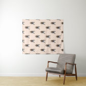 pattern_1_french bulldog_1 M_size tapestes Wandteppich (Beispiel (Horizontal))