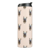 pattern_1_french bulldog_1 thermosbecher (Nach links gedreht)