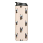 pattern_1_french bulldog_1 thermosbecher (Nach rechts gedreht)