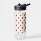 pattern_1_french bulldog_1 trinkflasche (Links)