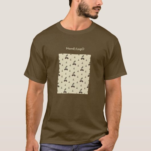 pattern_4_acorn_2 T - Shirt (Vorderseite)