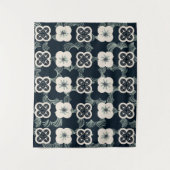pattern_5_Blume_1 M_size-Tapisserie Wandteppich (Vorderseite)