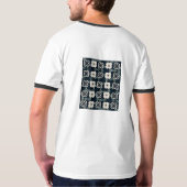 pattern_5_Blume_1 T - Shirt (Rückseite)