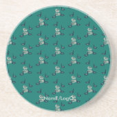 pattern_6_Enten, Sandstein einer Freundin eines Mä Getränkeuntersetzer (Vorne)