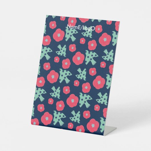 pattern_7_camellia und bird_1 sockelschild (Vorderseite)