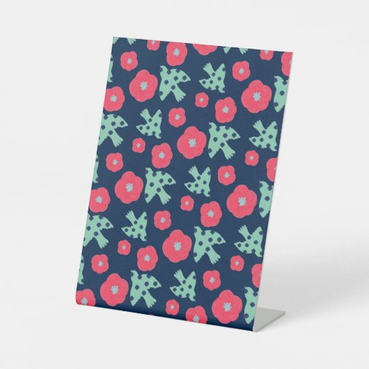 pattern_7_camellia und bird_1 sockelschild (Vorderseite)