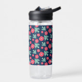 pattern_7_camellia und bird_1 trinkflasche (Links)