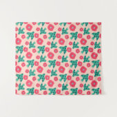 pattern_8_camellia und bird_2 M_size tapestes Must Wandteppich (Vorderseite (Horizontal))