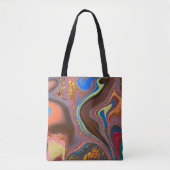 pattern abstract brown tasche (Vorderseite)