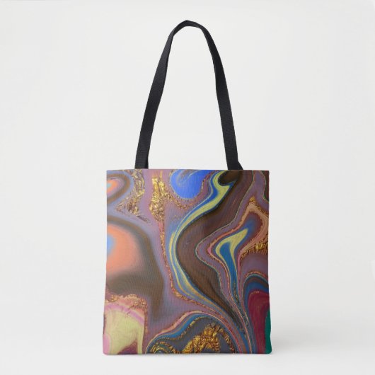 pattern abstract brown tasche (Vorderseite)